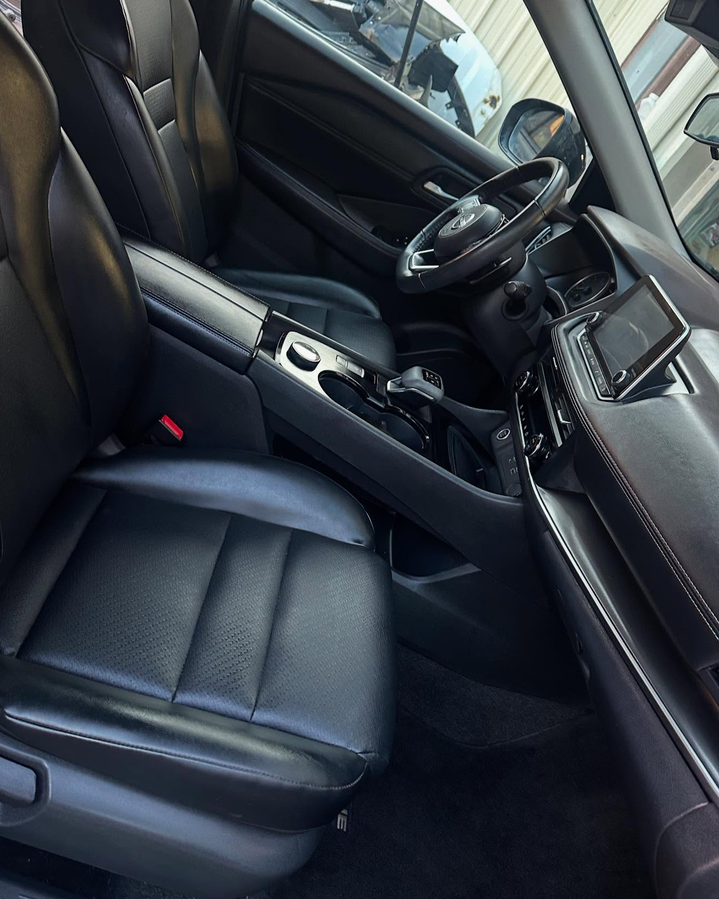 The same front cabin after ShineTime detailing